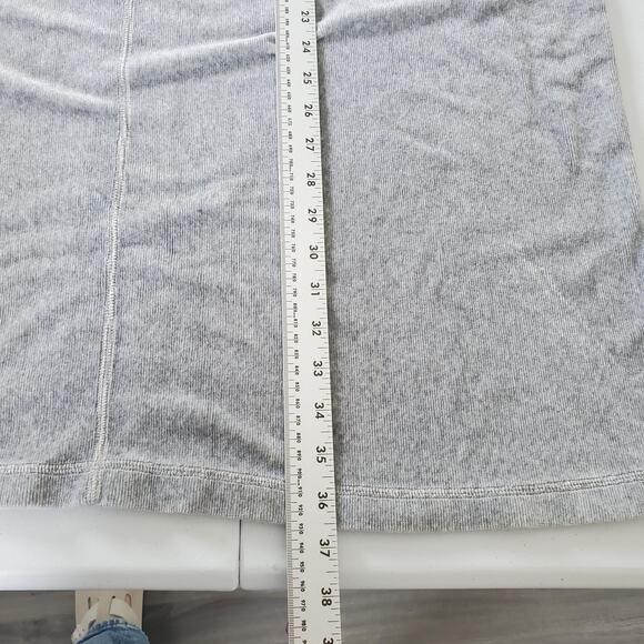 J. Jill Top & Skirt Set Womens 2X 3X Gray Knit Long Sleeve Elastic Waist Modest - Picture 5 of 16